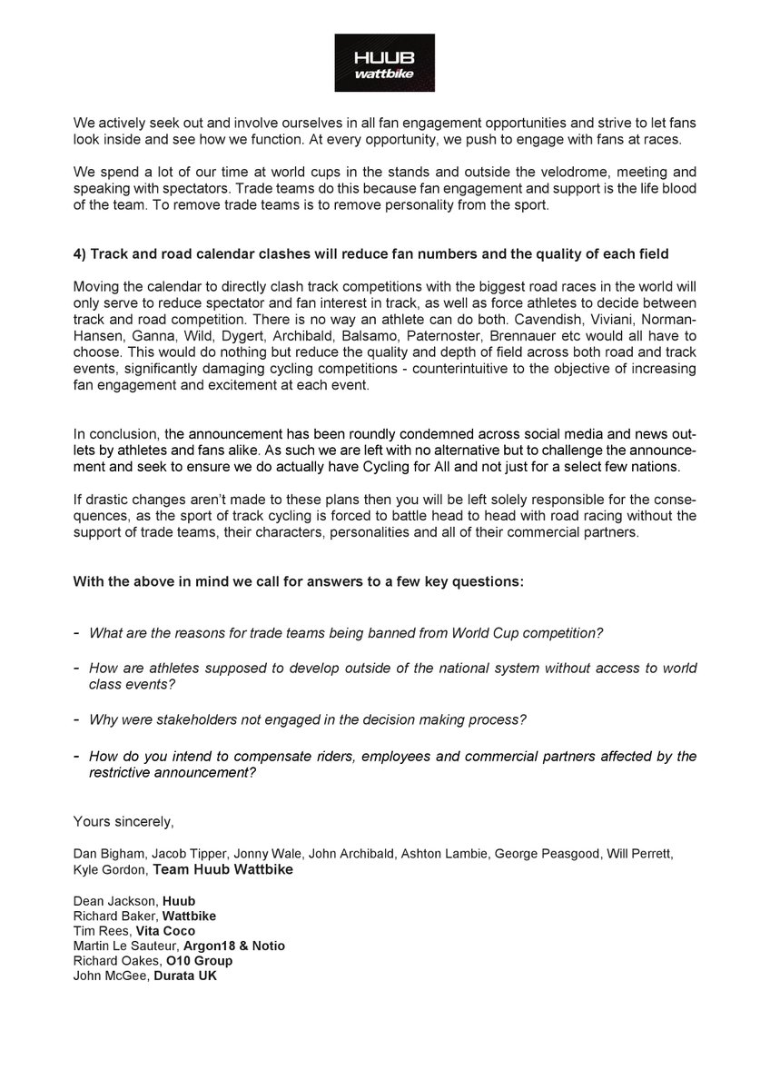An open letter to the <a href="/UCI_cycling/">UCI</a> President, <a href="/DLappartient/">David Lappartient</a> #LongLiveDerbados
