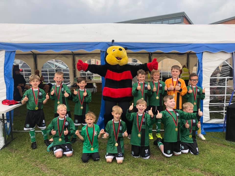 Nice work from <a href="/1874Juniors/">1874 Northwich Juniors</a> U8s yesterday at their end of season tournament! You are all stars! ⭐️