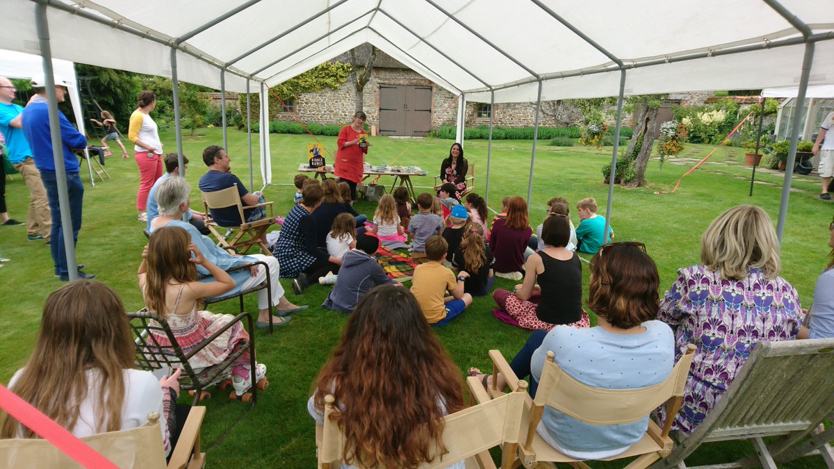 AldbourneCBG's tweet photo. The photos are in of our wonderful Summer Garden Party with the fabulous @DrJaninaRamirez - here reading from Riddle of the Runes and delighting our members with the sophisticated truth about the Vikings!
Thanks @ImSamuelThomas &amp; @CarlTee66 for the great pics! https://t.co/BOx4ESrYzE