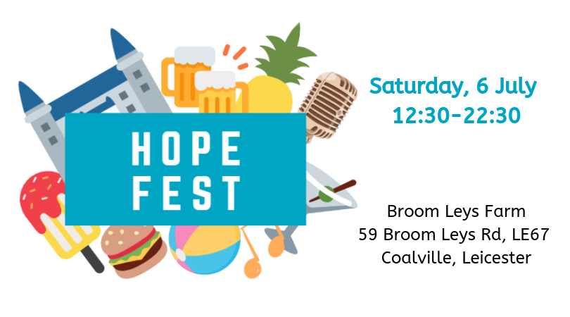 #HopeFest is taking place next Saturday! For just £1 entry you can enjoy fantastic live music acts and a fun day of activities for all of the family to enjoy! See more here: ow.ly/U7ad50uLbu3