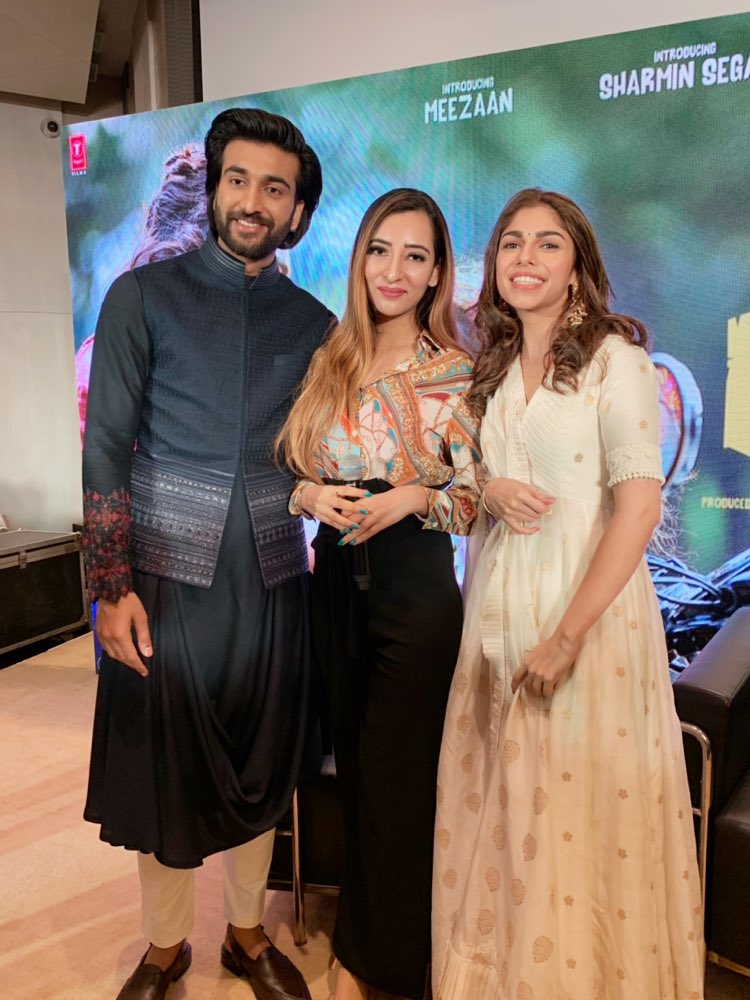 It was such a pleasure to have <a href="/sharminsegal/">Sharmin Segal</a> &amp; @MeezaanJ in Capital with us ! Guys - go watch #Malaal this 5th July. #Presscon #Malaal <a href="/bhansali_produc/">BhansaliProductions</a> #MalaalThis5thJuly.