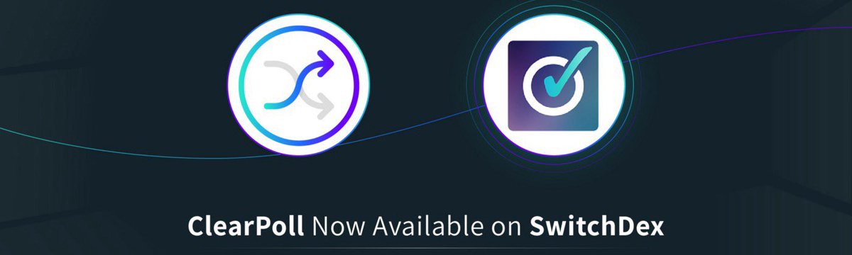 voteclearpoll's tweet photo. ClearPoll #POLL Token is available to trade over at #SwitchDex
Check out the brand new decentralised exchange and start trading...
https://t.co/1ZAFtXkYPE
#ClearPoll #switch #exchange #crypto #eth #Ethereum https://t.co/XPtI7SI3nT