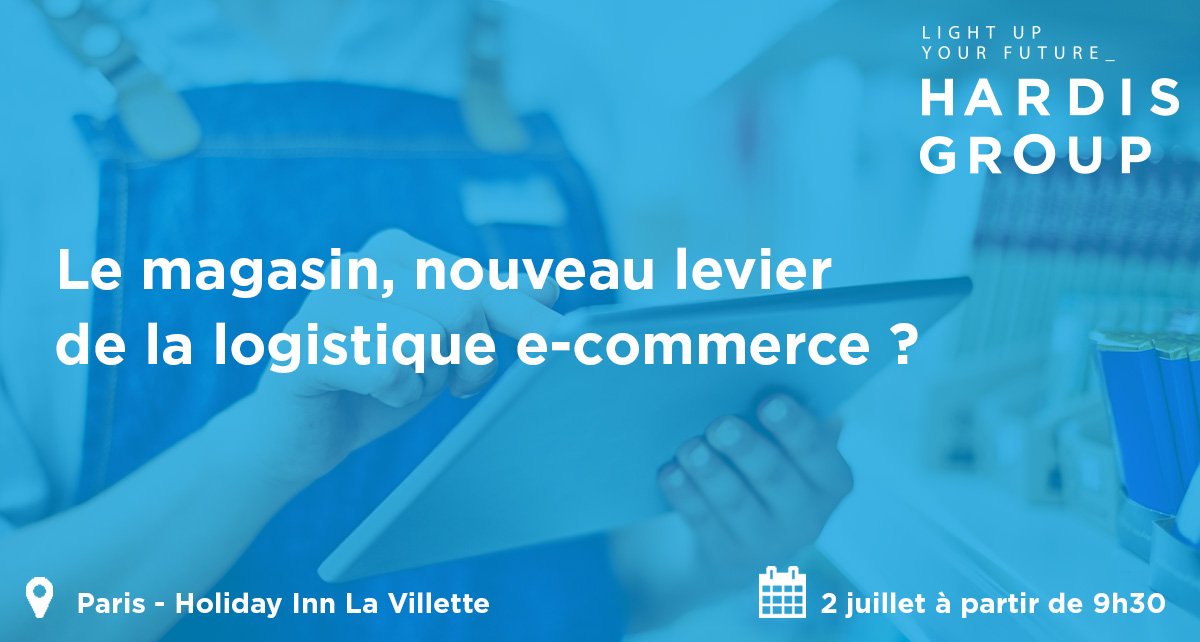📆 Matinée Retail  "Quel futur pour vos magasins" le 2/07 à Paris
👨‍💼 Avec les témoignages de Franck Journo de Néo 26, Clément Lubin Groupe Casino France et Franprix-Leader Price Nicolas Dubois, Jardiland, et Pierre Demoures SES IMAGOTAG
Inscriptions bit.ly/2ZxZzQA
