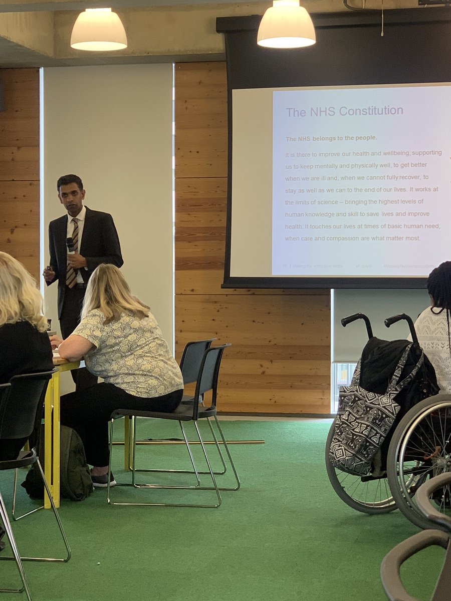elft_RaCE's tweet photo. Listening to @DrHNaqvi discussing the WRES data, discrimination on protected characteristics and intersectionality.
Delving further into the individuals behind the data and hearing people’s stories #Exp4ALL @NHS_ELFT https://t.co/d3f9d34van