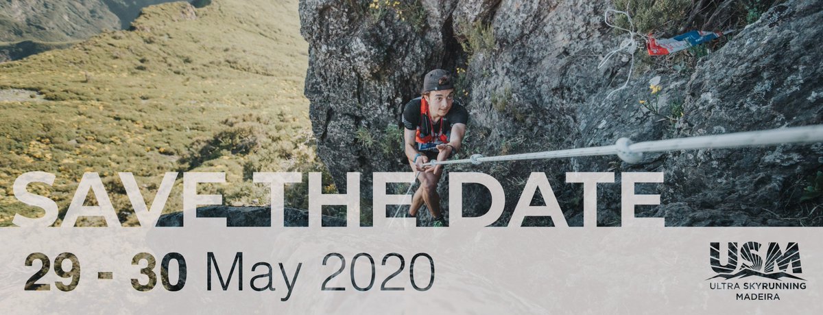 skyrunmadeira's tweet photo. Save the date! Ultra Skyrunning Madeira 2020
29 - 30 May - 2020

https://t.co/cNnhmQwGP8
#MadeiraSkyRace #Skyrunning #MadeiraIsland #trailrunning https://t.co/Tn7mnkH7t1