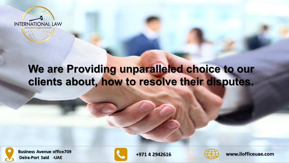 iloffice_legal's tweet image. #Dispute_Resolution

#disputes #legalhelp #consultation #legalconsultancy #legaladvice #Legalconsultation #legislation #corporatelaw #dubailaw #law #firm #uae #advocates #lawyer #legal #legalservices #justice #juridique #international_law_office
