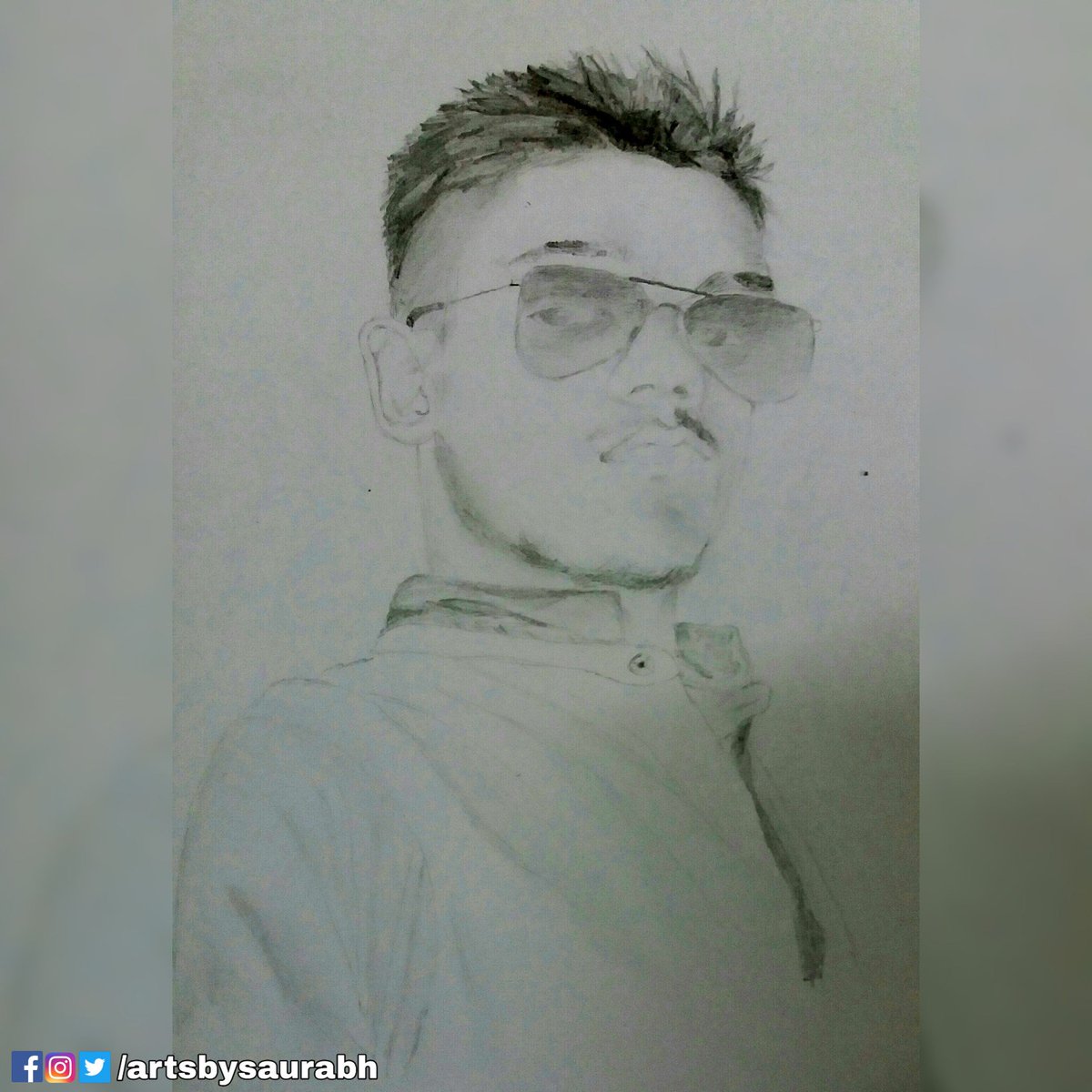 artsbysaurabh's tweet photo. #Sketch_of_myself @risingsk007
#HBonly
#5thAug2016 https://t.co/6mfDlSDlDi