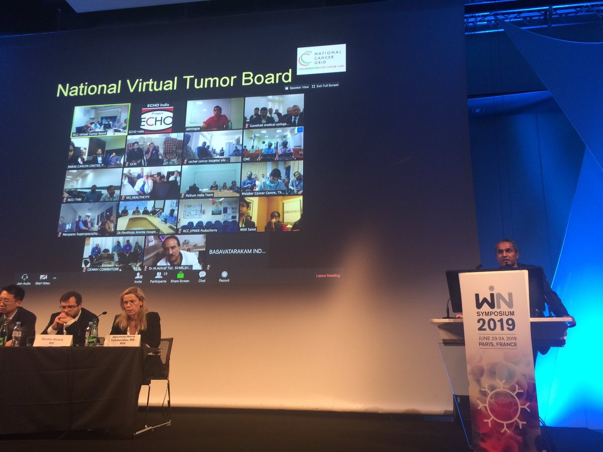 Vivek Subbiah, MD (@viveksubbiah) on Twitter photo Fantastic talk on “Earthshots vs moonshots in India” <a href="/cspramesh/">Pramesh CS</a> at the <a href="/WIN_Consortium/">WIN Consortium</a> #winsymp2019
✅ Creation of a National Grid
✅ 2nd opinion app
✅Virtual tumor board
#teamworkmakesthedreamwork Fantastic talk on “Earthshots vs moonshots in India” <a href="/cspramesh/">Pramesh CS</a> at the <a href="/WIN_Consortium/">WIN Consortium</a> #winsymp2019
✅ Creation of a National Grid
✅ 2nd opinion app
✅Virtual tumor board
#teamworkmakesthedreamwork