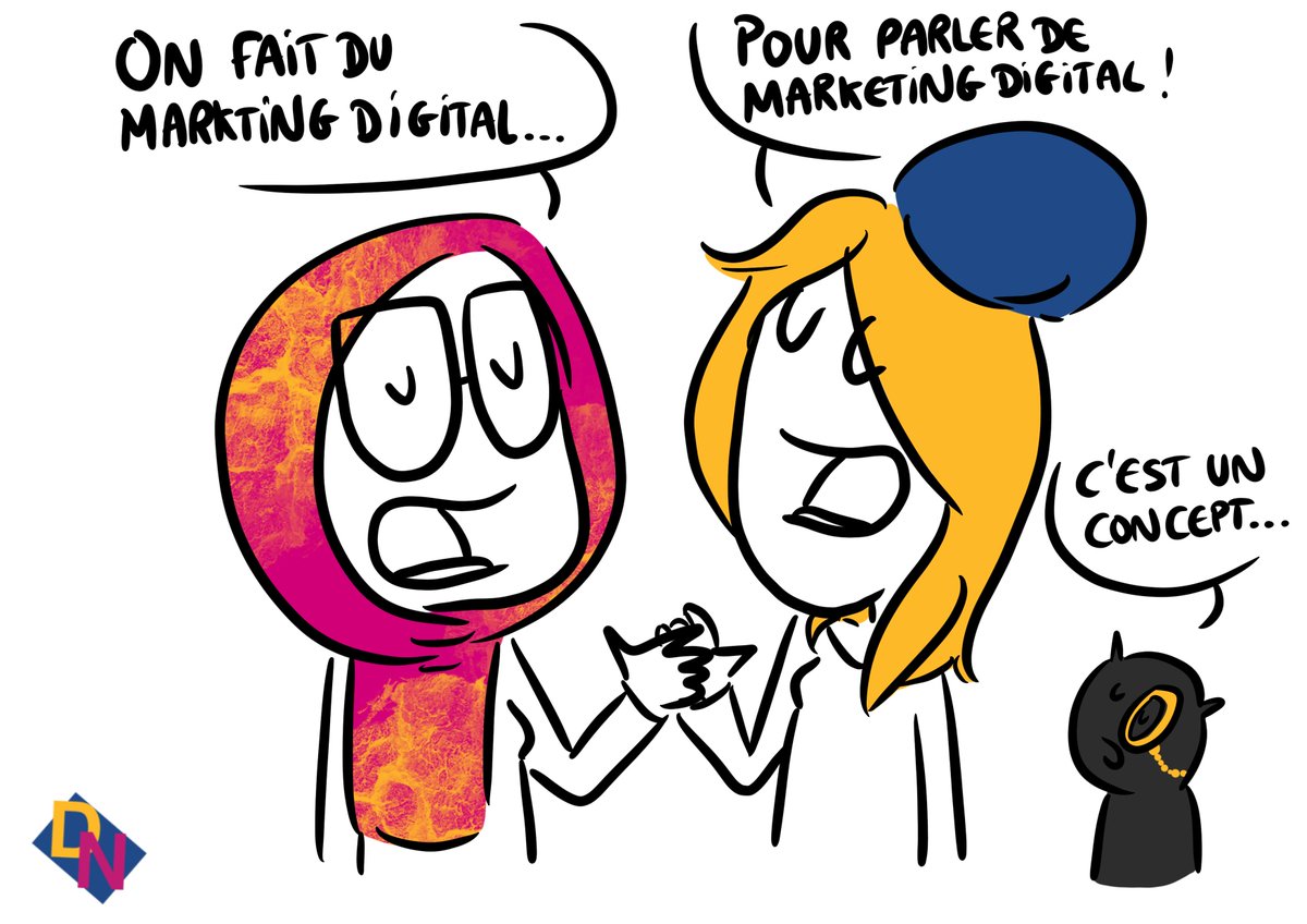 Ras le bol des blogs sur le #marketingdigital un peu bullsh*t, qui reprennent tous les mêmes chiffres-clés et les mêmes idées ? Tentez l'expérience décalée Digital Naïves : notre site est en ligne depuis ce matin👉lesdigitalnaives.com