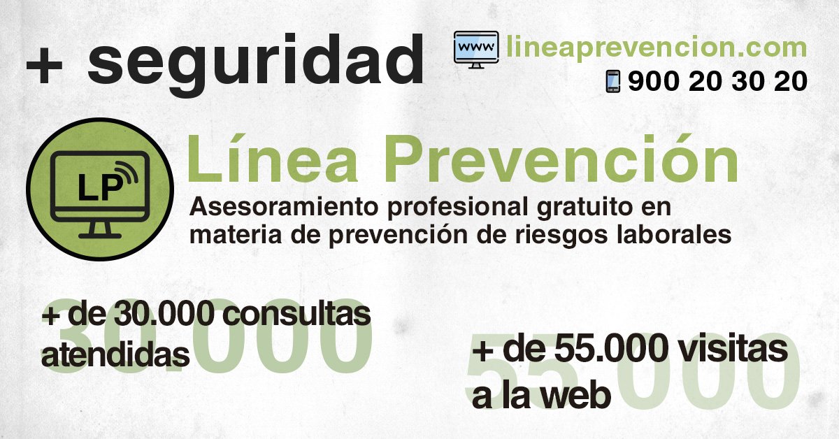 FLCconstruccion's tweet image. 📞 ¿Necesitas asesoramiento en #seguridad y #salud laboral? Consulta a nuestros expertos de Línea Prevención llamando gratis al 900 20 30 20 o a través de la página web:
- Todos nuestros #proyectos
- Vídeos y #carteles informativos
lineaprevencion.com/?utm_source=bd…