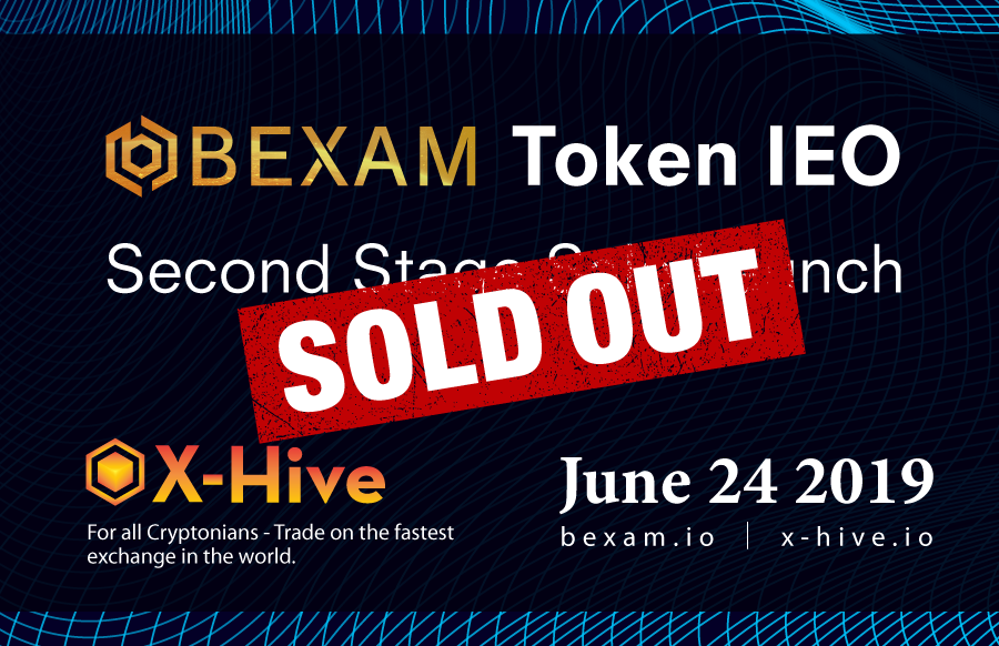 x_hive_'s tweet photo. Announcement📣
We are happy to announce that the second $BEXAM #IEO sale has been sold out on https://t.co/UbWAmL3XFJ today!🥳
Thank you for participating in the sale! Stay tuned for #BEXAM #listing! 
#cryptocurrency #cryptoexchange #XHive #bitcoin #BTC https://t.co/za29BIMfd5