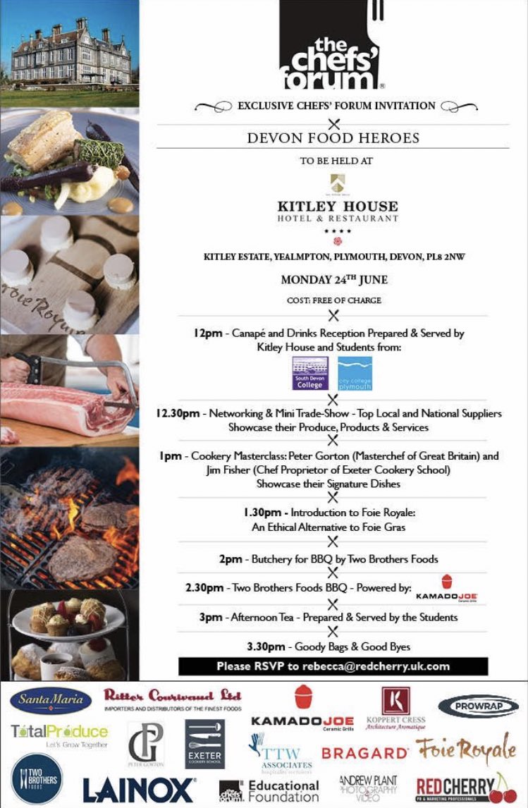 FoieRoyale's tweet photo. Today we are @KitleyHouse with @thechefsforum and we will be demonstrating how Foie Royale holds its structure even when cooked, blended or blitzed #Ethical #Noforcefeeding #Chefforum #Chefs https://t.co/HgcH5XsDPO