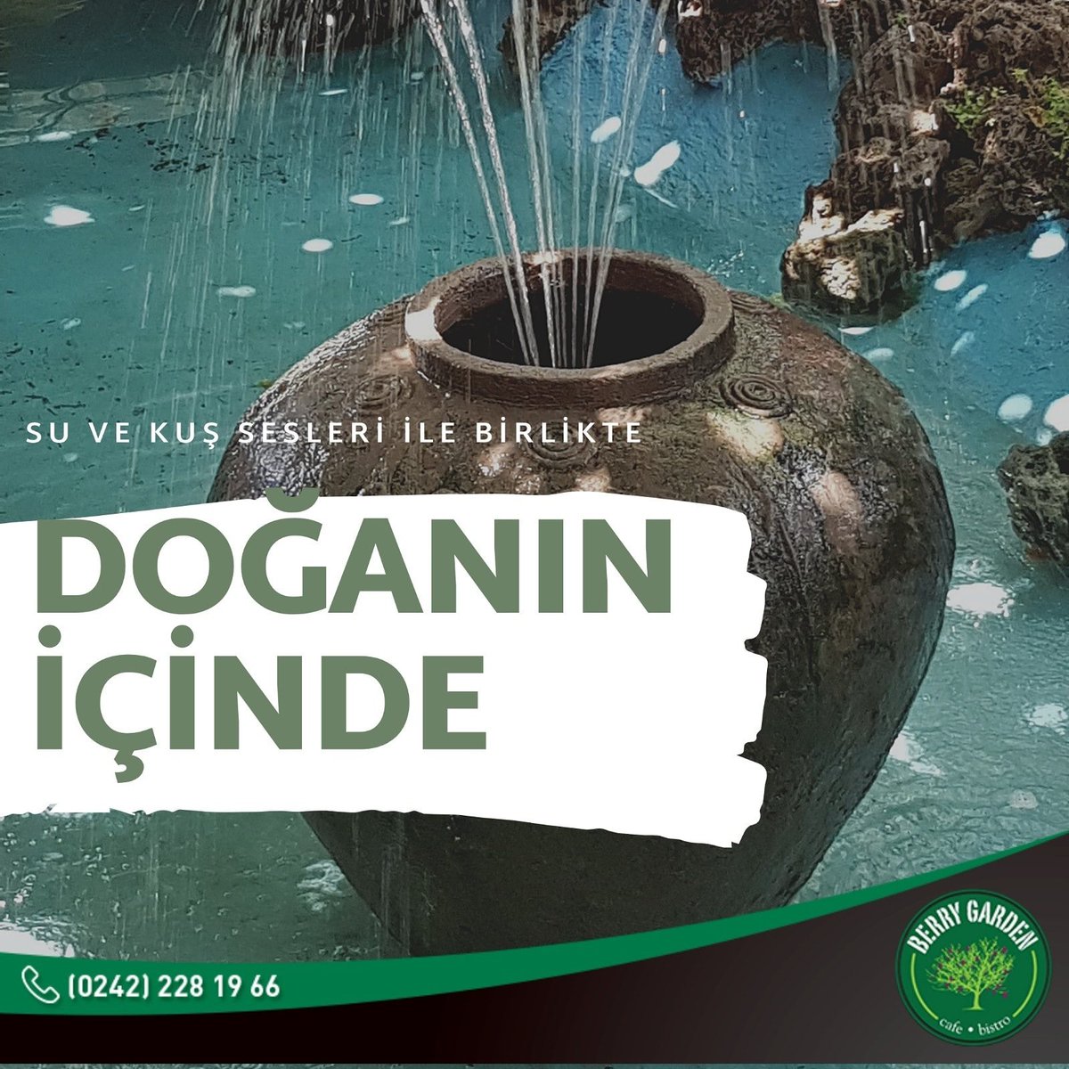 Haftasonu keyfinize keyif katacak bir konsept keşfetmeye ne dersiniz? Berry Garden Cafe&amp;Bistro evinizin bahçesi konforunda sizleri bekliyor 😎 
.
.
☎ 0(242) 228 19 66
.
. 
#berrygardencafe #antalya #konyaaltı #cafe #oyun #yemek #bistro #kahve #çay #konyaaltıplajı