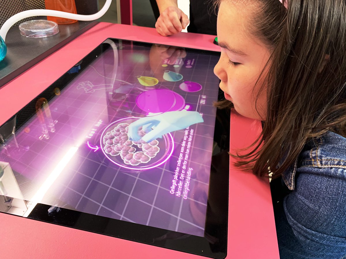 Logicint's tweet photo. More from our latest delivered project: «Treatment» installations for The Norwegian Cancer Society’s Science Center #interactiveinstallation #logicinteractive #kreftforeningenavitensenter #exhibitiondesign https://t.co/ybLUAMug9d