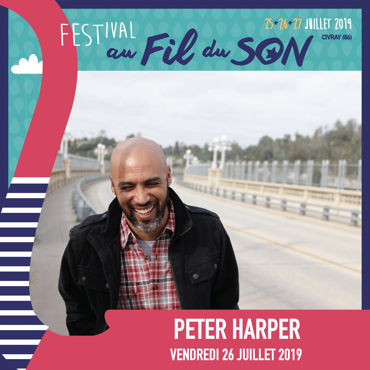 FestivalAFDS's tweet photo. 🎶[ PROGRAMMATION ] 🎶

Un nouveau nom se rajoute dans la programmation...
@PETERHARP3R nous rejoindra le vendredi 26 juillet ! 🎸

Il vous charmera avec sa voix chaude, sa guitare ténor et son humanité qui vous rappellera qu’il y a encore de belles choses dans ce monde.

#AFDS19 https://t.co/K5X8qopyN1