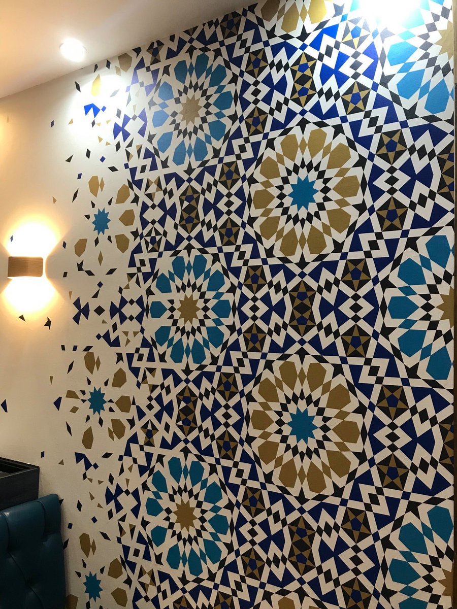 Another bold Onepiece mural for Kebabish Original Blackburn this time with a rustic mosaic theme running around a curved wall.
Artwork by Adam Fletcher Graphic Design.
Installation with <a href="/Thompsondecor/">Simon Thompson</a> 
#onepiecewallmurals #bolddesigns #featurewall