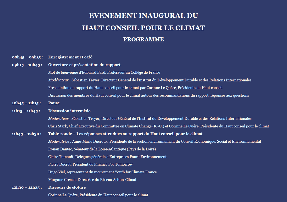 hc_climat's tweet photo. Ce jeudi 27 juin, notre premier événement aura lieu au Collège de France — @clequere présentera notre rapport sur la #NeutralitéCarbone et en discutera avec les partis prenantes ainsi que @ChiefExecCCC. mettez-vous au ❄, il reste quelques places : https://t.co/Ve8JJVoT4X https://t.co/pF5CQS8qoY