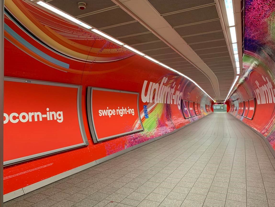 Wow 😱 Now that’s a wrap! Have you seen @Virgin Media’s latest #CreativeSolutions campaign at Kings Cross? Immersive and certainly memorable 👏