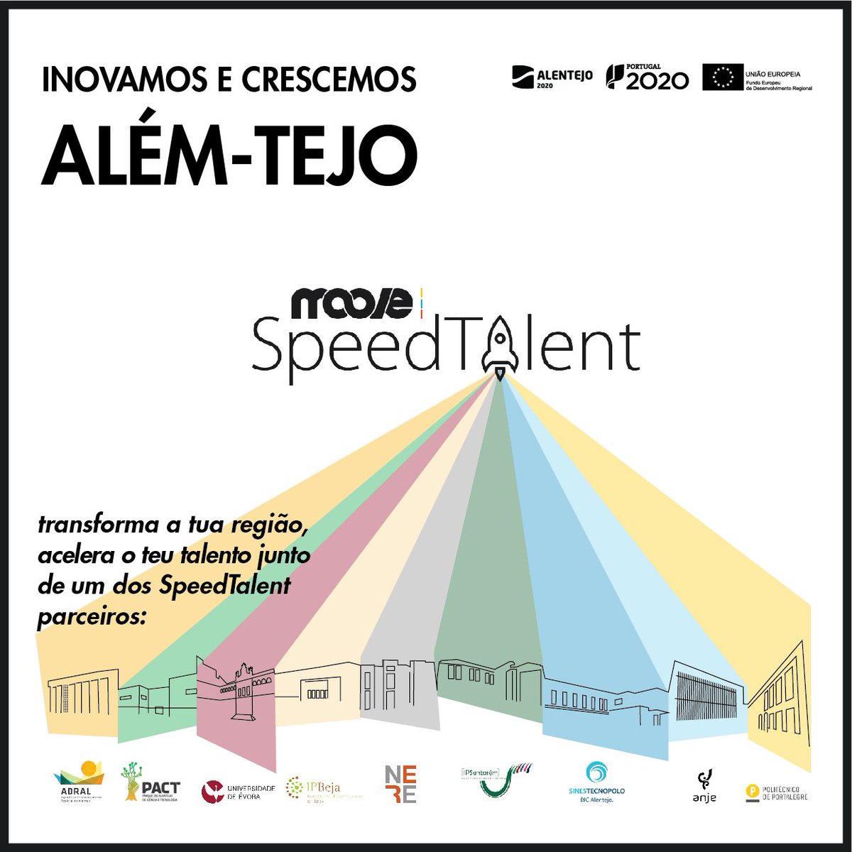 PACT - Parque do Alentejo de Ciência e Tecnologia (@parque_alentejo) on Twitter photo Projeto Speed Talent - Acelerador de talentos já arrancou por todo o Alentejo e região do Ribatejo. O objectivo é apoiar e incentivar jovens empreendedores.Parceiros:<a href="/parque_alentejo/">PACT - Parque do Alentejo de Ciência e Tecnologia</a> <a href="/univdeevora/">Universidade Évora</a> <a href="/IPBeja/">IPBeja</a> <a href="/IPSantarem/">IPSantarém</a> <a href="/ESTG_IPP/">ESTG_IPPortalegre</a> @NEREalentejo <a href="/anje/">anje</a>.pt @sinestecbopolo <a href="/alentejoadral/">ADRAL</a> Projeto Speed Talent - Acelerador de talentos já arrancou por todo o Alentejo e região do Ribatejo. O objectivo é apoiar e incentivar jovens empreendedores.Parceiros:<a href="/parque_alentejo/">PACT - Parque do Alentejo de Ciência e Tecnologia</a> <a href="/univdeevora/">Universidade Évora</a> <a href="/IPBeja/">IPBeja</a> <a href="/IPSantarem/">IPSantarém</a> <a href="/ESTG_IPP/">ESTG_IPPortalegre</a> @NEREalentejo <a href="/anje/">anje</a>.pt @sinestecbopolo <a href="/alentejoadral/">ADRAL</a>