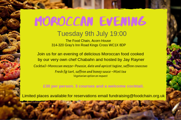 TheFoodChain's tweet photo. Due to late cancellations we have  6 places available at our fundraising supper on Tuesday 9th July. Hosted by @jayrayner1 with raffle prizes from @RiverCafeLondon @CoraPearlCG @cochran_ja @Salut_London @tswine @ElystanStreet dont miss out. 
E: fundraising@foodchain.org.uk https://t.co/E8LGWZnMGd