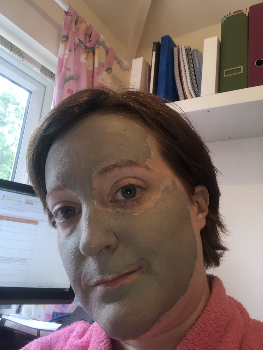Salesforce_Em's tweet image. One of the benefits of remote working...I can put on a cleansing face mask and continue to review requirements, before grabbing a lunchtime shower #remoteworking #pamering #bodyshop #loveyourbody #relax #workhard