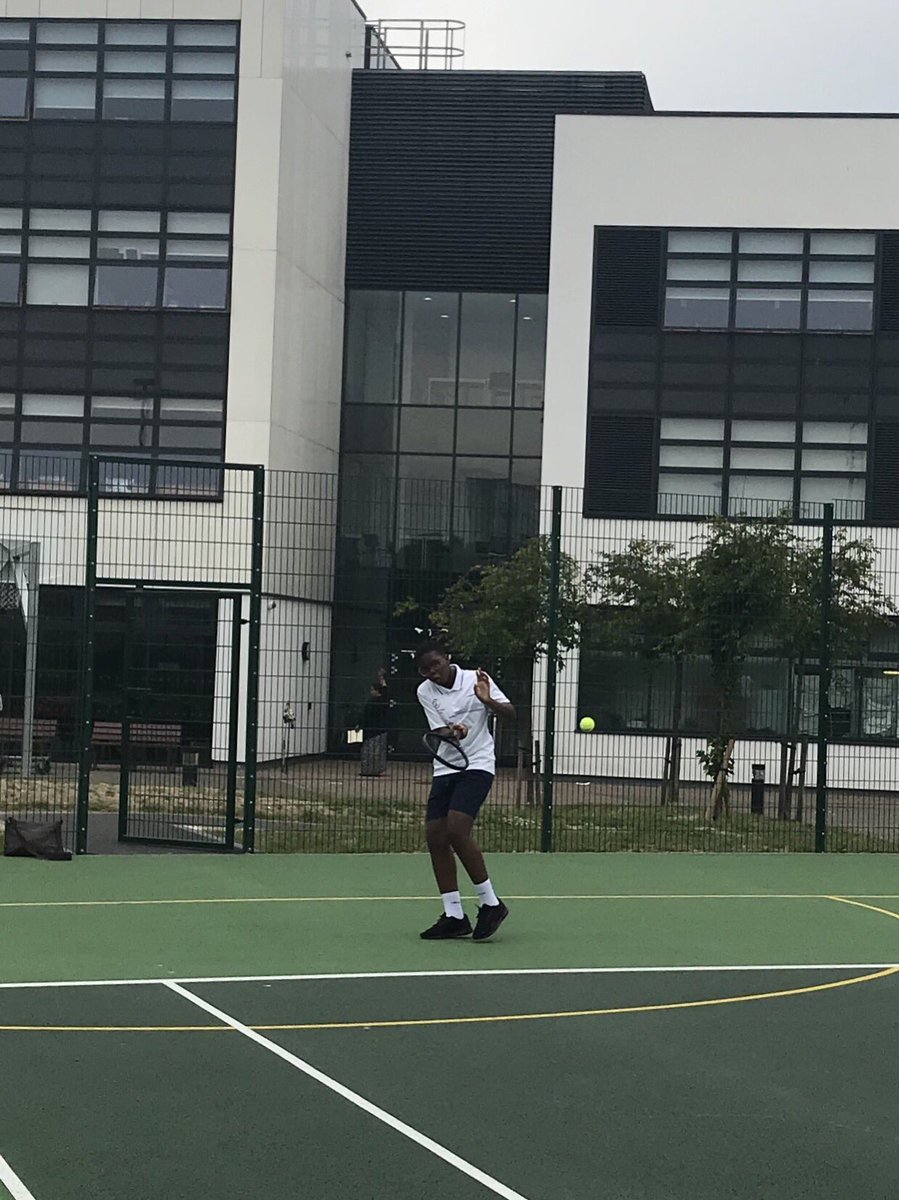 Just a week to go to <a href="/Wimbledon/">Wimbledon</a> 🎾 and we’re with <a href="/TelegraphSport/">Telegraph Sport</a> and <a href="/jimw1/">Jim White</a> at <a href="/StPaulsWayTrust/">St Paul's Way Trust School</a> school in London’s inner-city where our tennis programme is thriving under Coach Chris <a href="/GH_Tennis_Chris/">Christine Dransfield</a> 🎾💪 #readallaboutit tomorrow #GameChangers