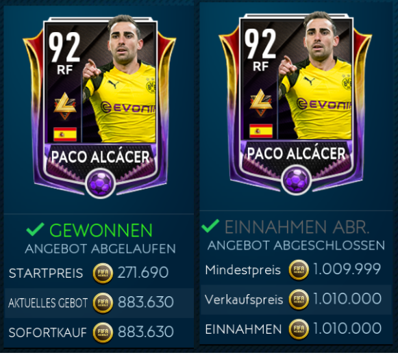 MGrossreus's tweet photo. See #FIFAmobile2019 #snipingfilter proof here (126.370 coins with one trade): https://t.co/3Z5XrfLd6j
