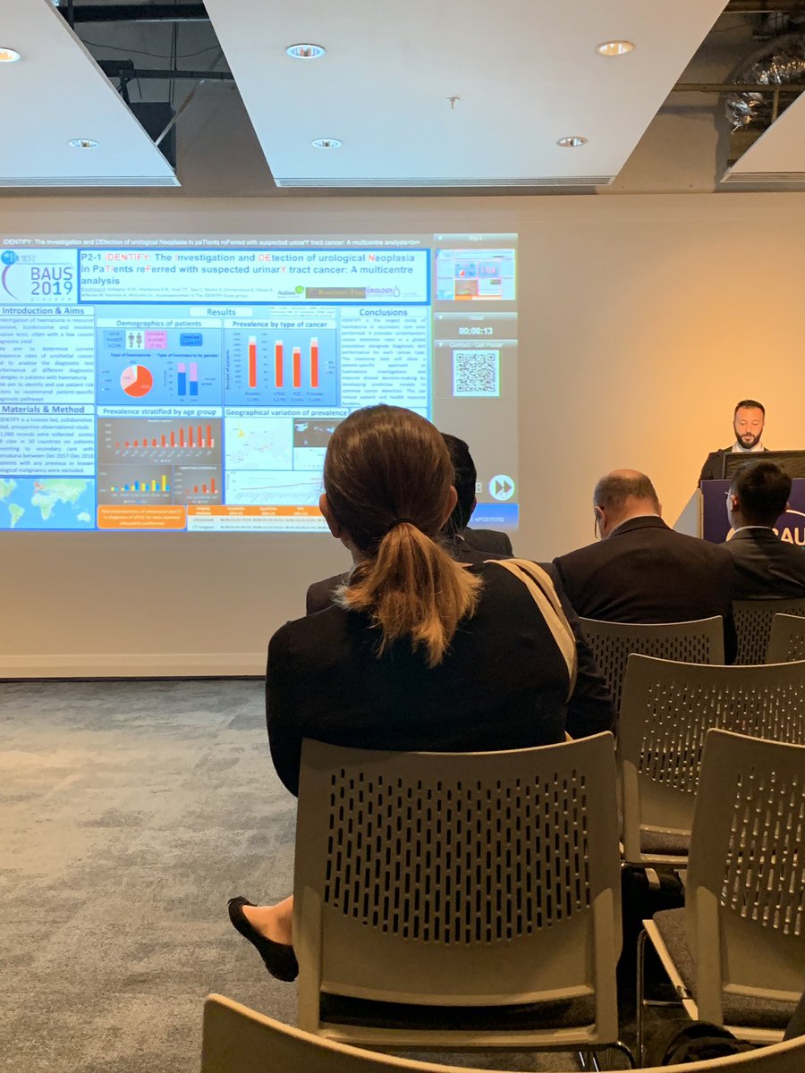 MatthewTrail's tweet image. Strong presentation from @mrSinanK kicking off the bladder cancer session at #BAUS2019. Great work by all involved in the #IDENTIFYstudy