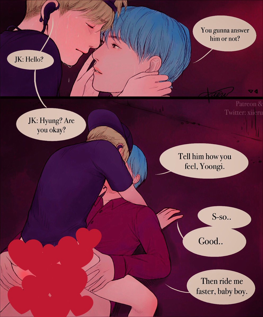 xiieru_'s tweet photo. For #taegiweek19! MEANT to be for #tg19day6 but ended up not being able to finish so since #tg19day7 is freestyle idk 🥺💦 ??

AU where Yoongi’s a bouncer that doesn’t realize it’s voice actor Tae’s party bc Tae goes by V. BUT Tae ends up more interested in YG than the party! https://t.co/p2YA8mGs2I