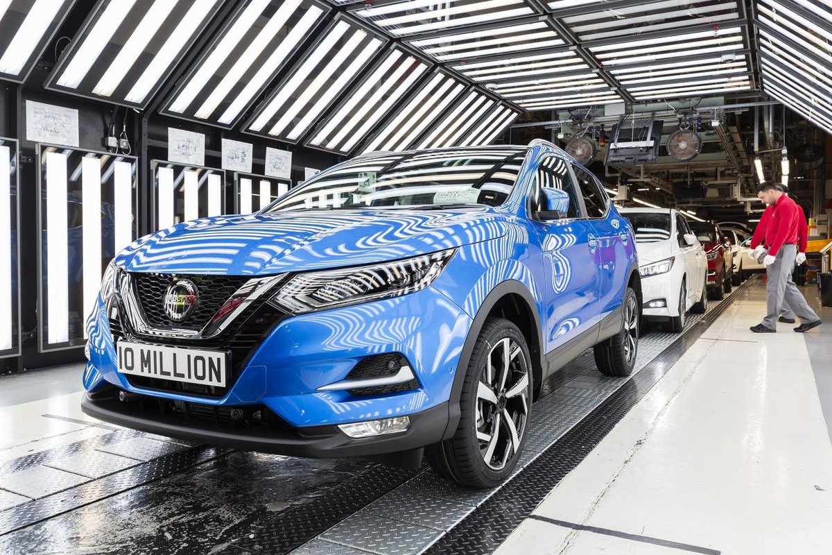 thinkautoleasin's tweet photo. Nissan Sunderland Plant is celebrating another record breaking milestone as the ten millionth vehicle rolls of the production line.
https://t.co/V0DBQlwxwA
#Nissan #Qashqai #10million #Sunderland #Blog #Car #Vans #News #Leasing #Deals #Offers #Thinkautoleasing #UK #News https://t.co/O4RFyJ2v6O