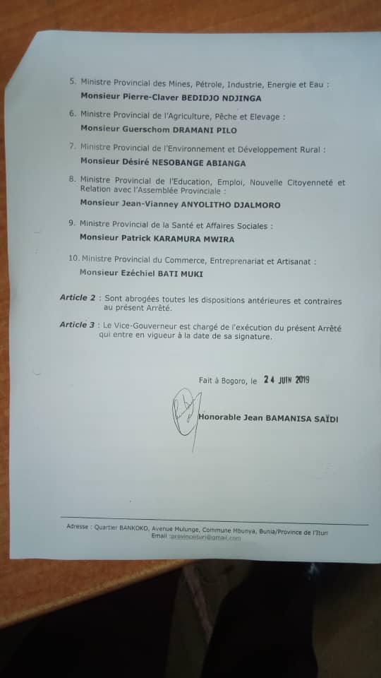 RachidKah's tweet photo. #RDC #ITURI: Sincères félicitations au Camarde PATRICK KARAMURA nommé #MinProv #Santé et #AffSociales par le Gouv @JeanBamanisa. Le #Burec va à travers vous, accompagner la vision du 2ème Gouverneur élu de l'ituri. Plein succès https://t.co/8crwEjbT2w
