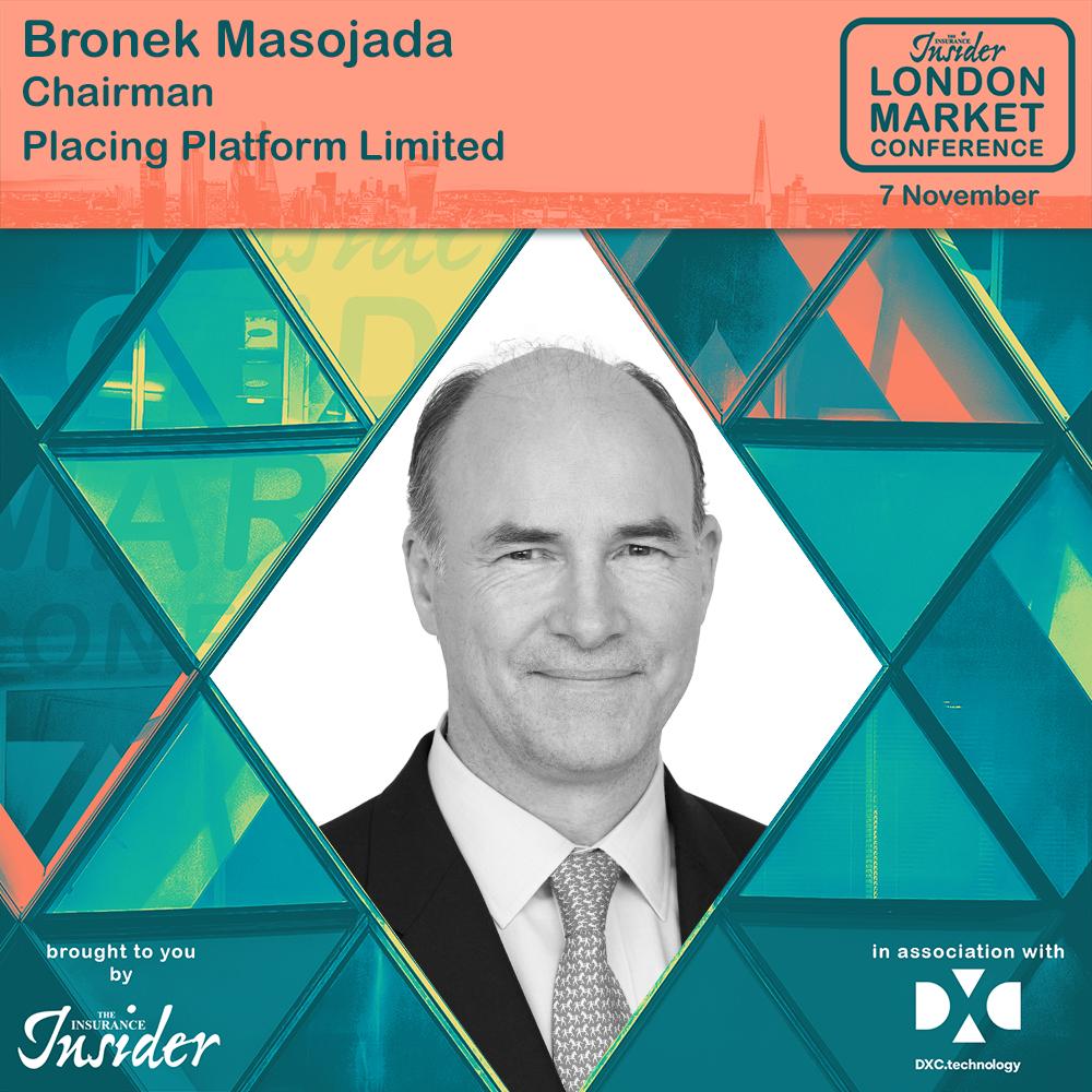 InsuranceInside's tweet photo. Pleased to welcome Bronek Masojada, Chairman of Placing Platform Limited, to the speaker line-up at the London Market Conference.

Full event information and tickets: https://t.co/LDYVadhWii 

#InsiderLMC

#insurance #LondonMarket #reinsurance https://t.co/bIuJOPzXtN