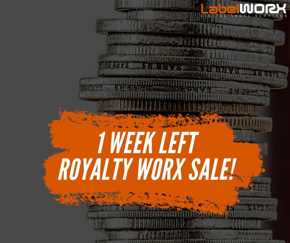 ⚠️ Not Long left Now!! ⚠️ 
•
Quick & Easy Sign Up Here: 🔗
•
#oneweekleft #oneleft #bequick #nearlyover #befast #quickneasy #signup #royaltyworx #royalyworxsale #juneonly #saleon #recordlabels #digitalservices #warning #musicroyalties #musiclabels #djs #records