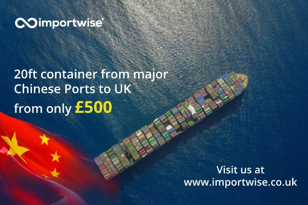 Are your goods ready for shipping? Avail of our excellent June shipping rates this week! Contact us today sales@importwise.co.uk / 03330502070 or get instant quotes online 24-7 with your free importwise account: lnkd.in/drXgbSt #shipping #uk #china #seafreight #logistics