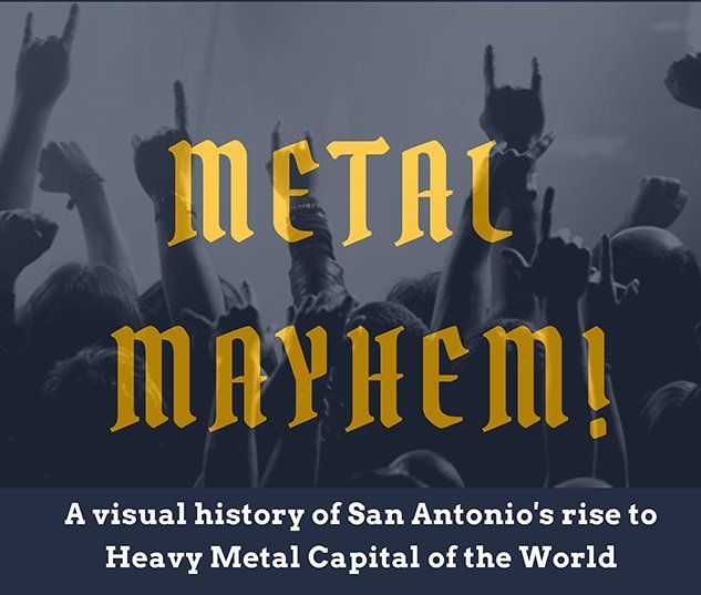 NormDog1's tweet photo. #SanAntonio was considered the heavy metal capital of the world in the 1980s. @TexanCultures celebrates the hard rockin' genre with a new exhibit.
Hear a report by @jackmorganii at 7:30am @TPRNews. https://t.co/x9cRTzpkei