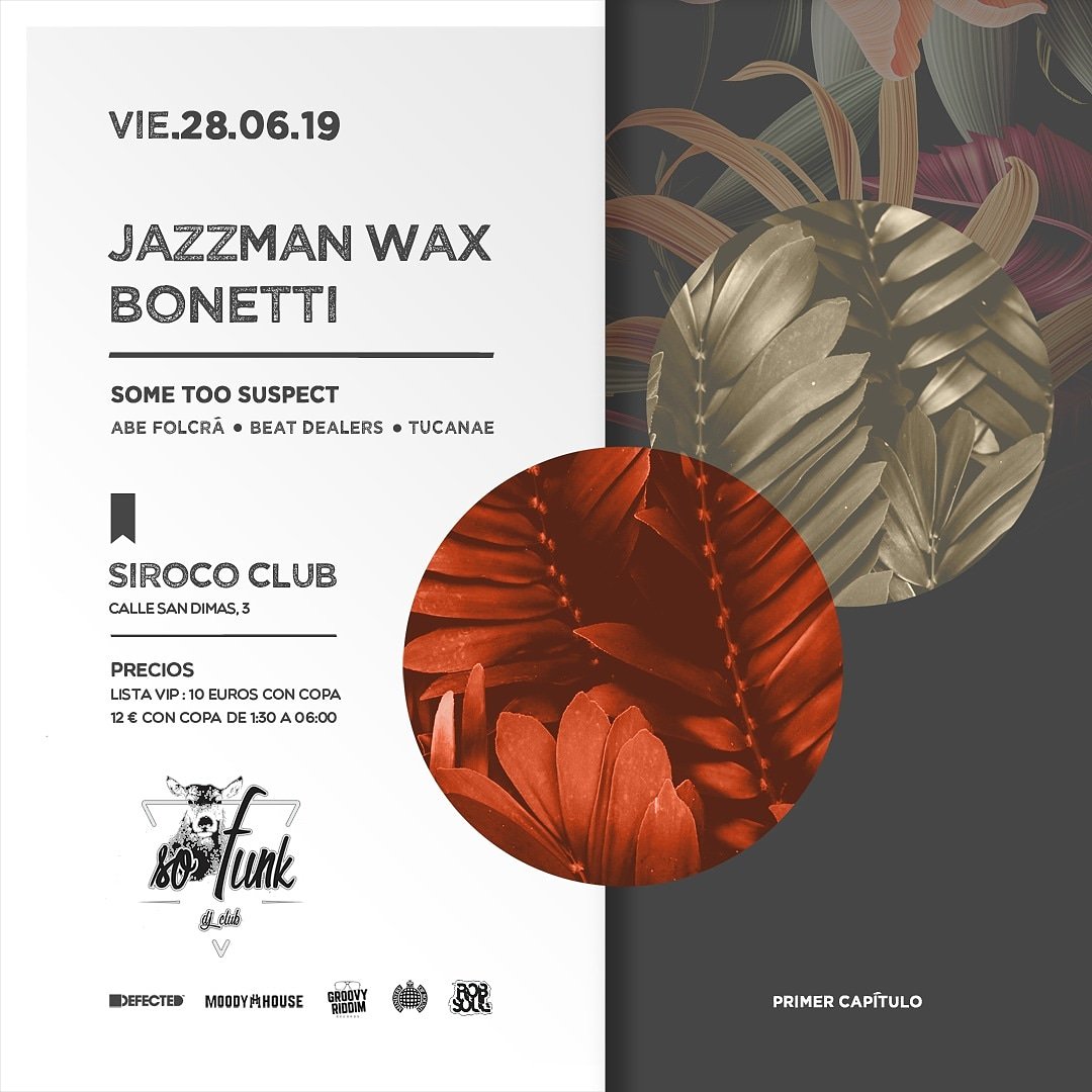 __Bonetti's tweet photo. I'm very excited. This Friday I will be playing at @SirocoSala (Madrid) w/ Chris @JazzmanWax and other artists like #SomeTooSuspect, #AbeFolcrá, #BeatDealers and @Jacoboalvarez6. 🙂 https://t.co/xtR6cTAj1D