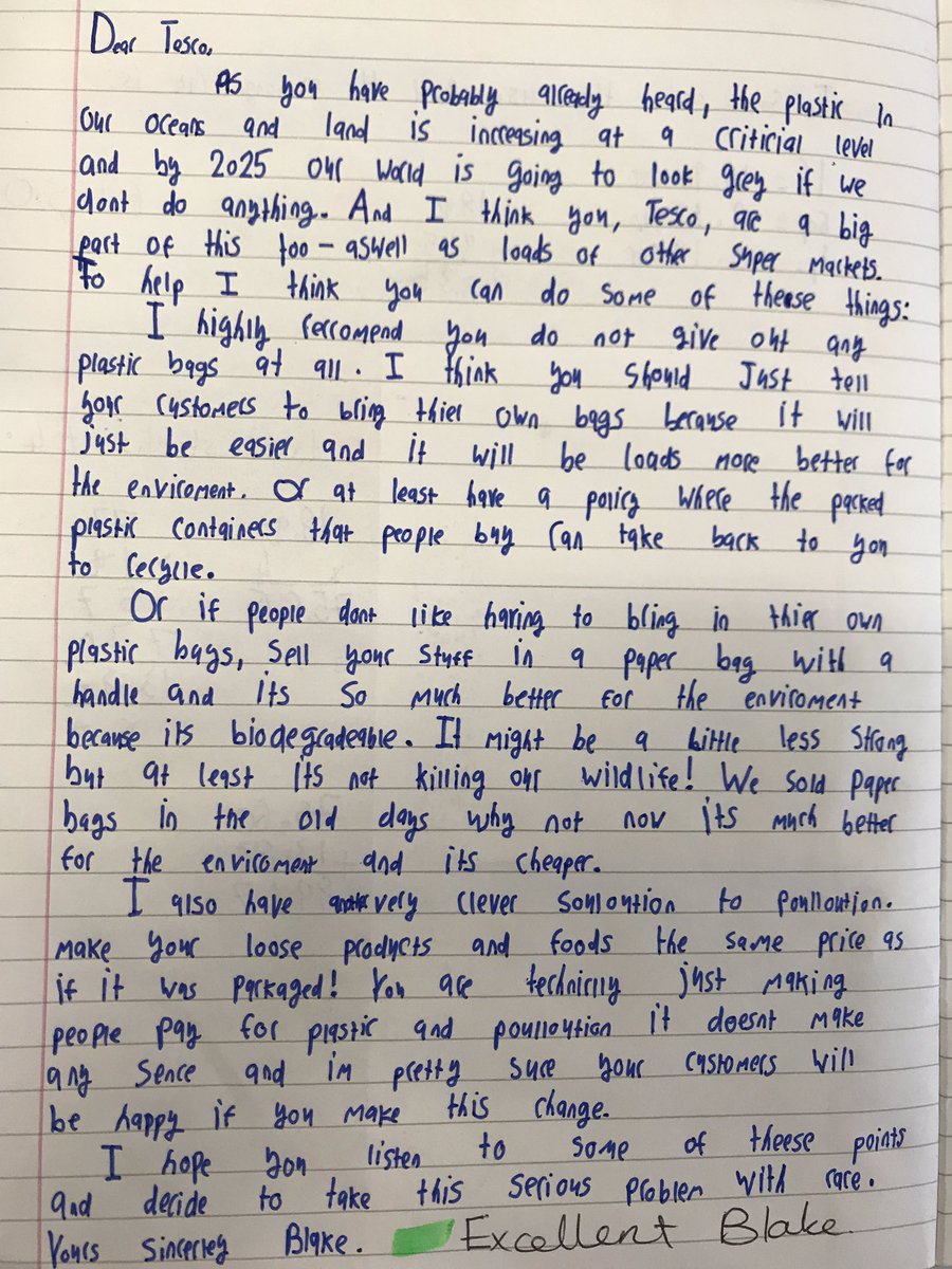 Year 6 thoughts on #protectingourplanet #GAF2019