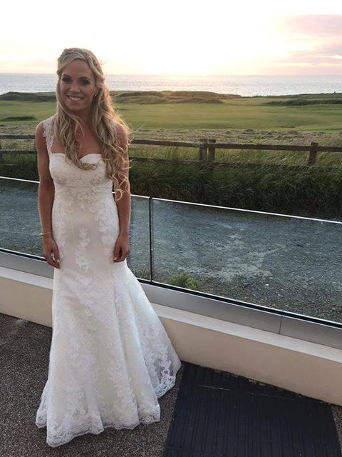 Just wanted to say thank you so much for helping me find my perfect wedding dress - knowing the money goes to Cancer Research Wales made our wedding day that extra touch more special, thank you for all the help in the shop you were so lovely and friendly 🙂 - Bethan Shiers.