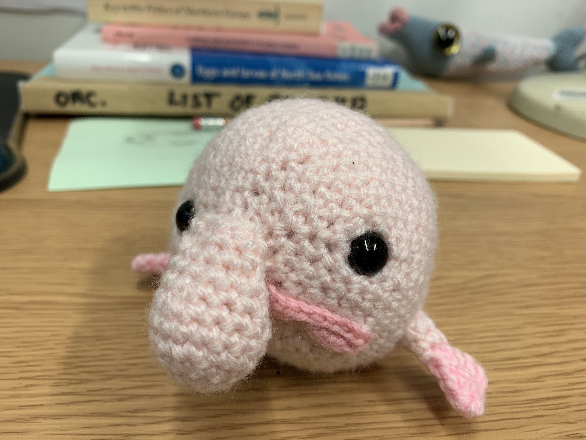 Blob Fish Amigurumi Blob Fish Toy Amigurumi Plushie 