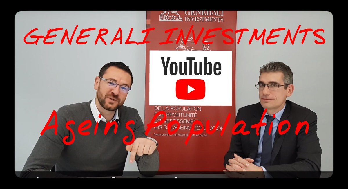 🤩💥 NOUVELLE VIDEO💥🤩

📽️👇👇👇👇👇👇👇🎥
youtu.be/0EXuwOHBPk8

Avec @Generali_Inv_FR une interview avec <a href="/CassOlivier1/">Olivier Cassé, CFA</a>
Pour le #FOND 📈 SRI #Ageing #Population 
 
Une #thématique spécifique sur le #veillisement de la population. 👵👴

Remerciement <a href="/xabels1/">Xavier BELS</a> <a href="/margauxmichel9/">Margaux Michel</a> 👏
