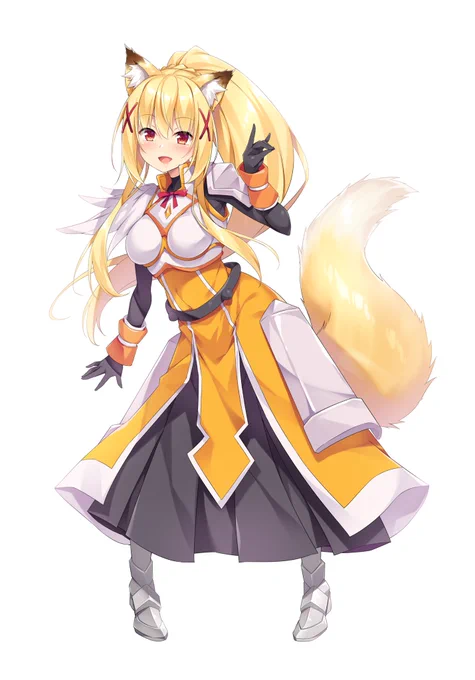 このすば、ダクネスのコスプレを看板娘の楓ちゃんにしていただいた絵です。 