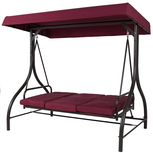 BestCreativeIn1's tweet image. Can you #imagine your #summer #relaxing in the #breeze? #Imagine #laying on your #Burgundy #Outdoor #Canopy #Swing with Cushions. Backrest is adjustable turning the #SwingBench to a #comfortable flat #bed that anyone can enjoy! Find your #unique #style at #BestCreativeInteriors.