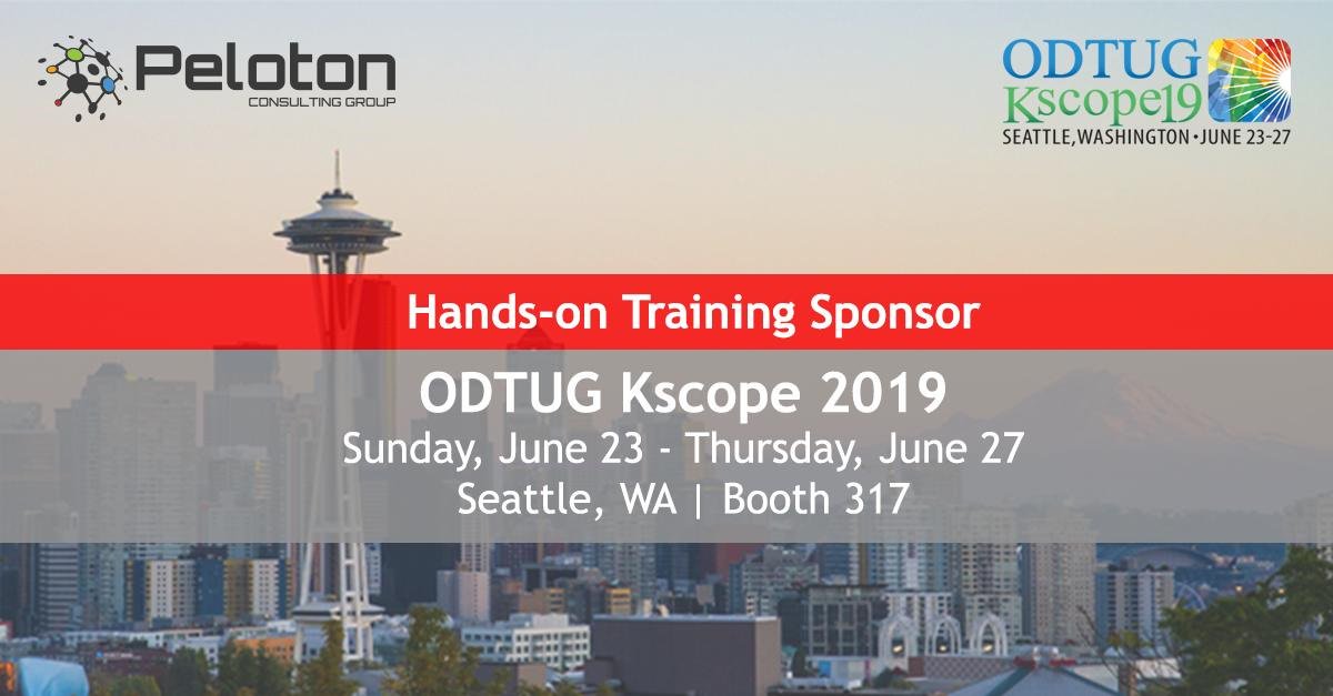 thinkfdm's tweet photo. Peloton is once again the Hands on Training Sponsor at #KScope. Join us to learn more about the Oracle EPM Cloud platform with #PBCS, #EDMCS, and #DataManagement.  #KScope19 #PelotonGroup #ODTUG #OrclEPM #EPMCloud #EPBCS #PCMCS #FDMEE #MDM https://t.co/gDWynzofS5