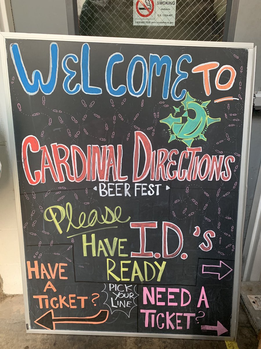 Cardinal Directions Beer Festival is this Saturday! Come drink some of the best that NC craft beer has to offer. Tickets available via Etix!