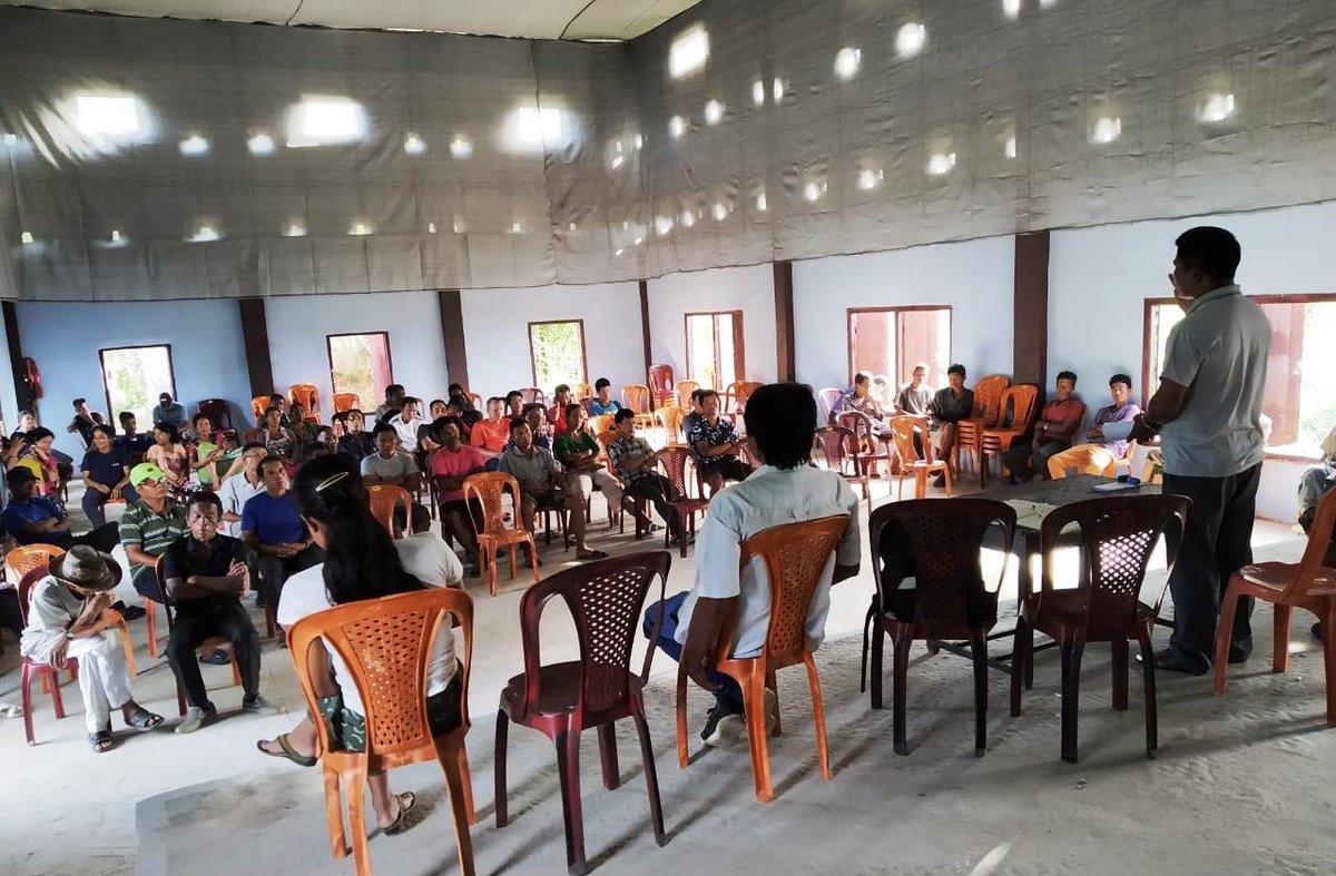 DcKolasib's tweet photo. GramSabha on Rainwater conservation held at N. Chaltlang Village on 22/06/19 as per initiative of @mowrrdgr. Program included reading letter from Hon'ble PM @narendramodi, cleaning watertanks &amp; planting trees. @PMOIndia @ruralwaterindia #Jalshakti #PMletter https://t.co/vQ0OYoQl3B