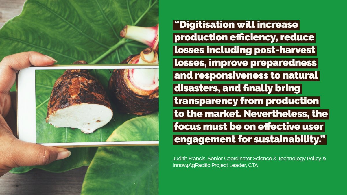 Innov4AgPacific's tweet photo. Read the new @Spore_mag article on '#Pacific agribusiness enters the digital age' on how the Pacific region’s #agriculture & #nutrition sectors receive a major boost by #digital innovations #ICT4Ag #PacificAgriHackLab2018 https://t.co/9S8VXfHBw9 https://t.co/0U2d9uLaQL