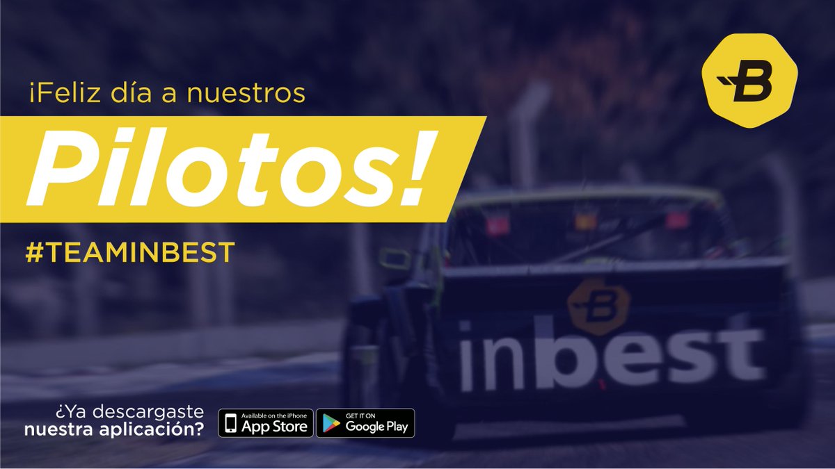 inbest_network's tweet photo. 🏁 ¡Feliz día del piloto les deseamos a todo el #TeamInbest! 🏁 
Aprovechamos además, para hacer una mención especial a Otto Fritzler, Esteban Fernandez y Franco De Benedictis por sus últimos triunfos 🏆👏 https://t.co/NQjiQS5Z09