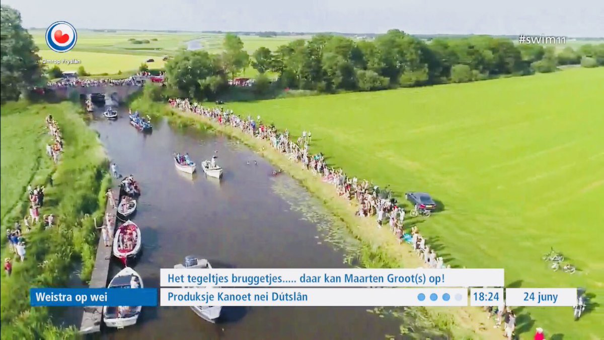 Wow! Wat een prachtige beelden brengt <a href="/OmropFryslan/">Omrop Fryslân</a>. Trots op Maarten, maar ook trots op Friesland! Heeft <a href="/Tresoar/">Tresoar</a> al uitgezocht of Maarten familie is van Grutte Pier? <a href="/mvdwfoundation/">MvdW Foundation</a> <a href="/mvdweijden/">Maarten vd Weijden</a> <a href="/frieslandtips/">visitfriesland</a> #11Stedenzwemtocht #11swim