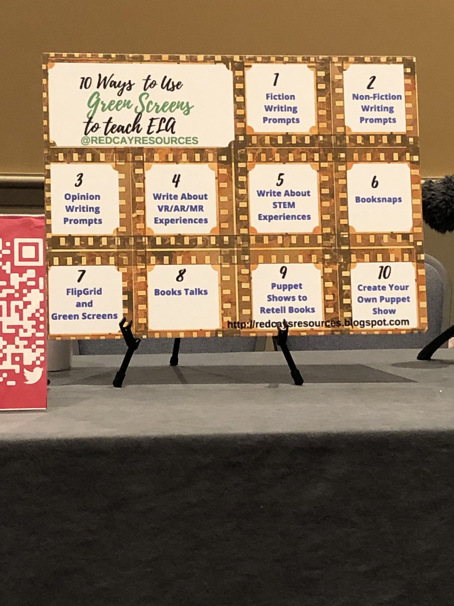 Jessica93469657's tweet image. #iste19redcay #opelikaedtech #iste19 
Excited to learn about using green screens in the classroom!