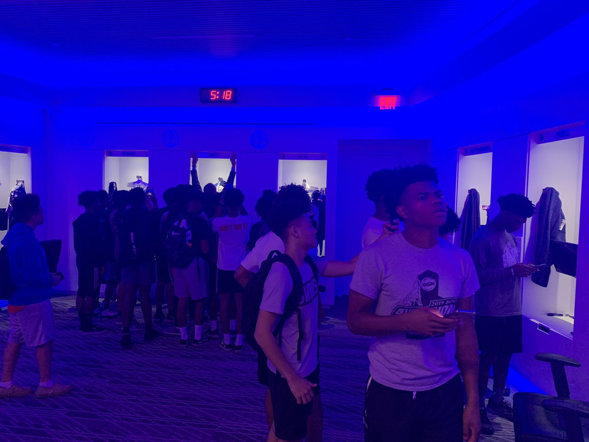 ChrisStunson's tweet photo. #YMLA2019 experience private facility tour of American Airlines Arena #EdRising2019 @EducatorsRising https://t.co/qBlvcAyZUn